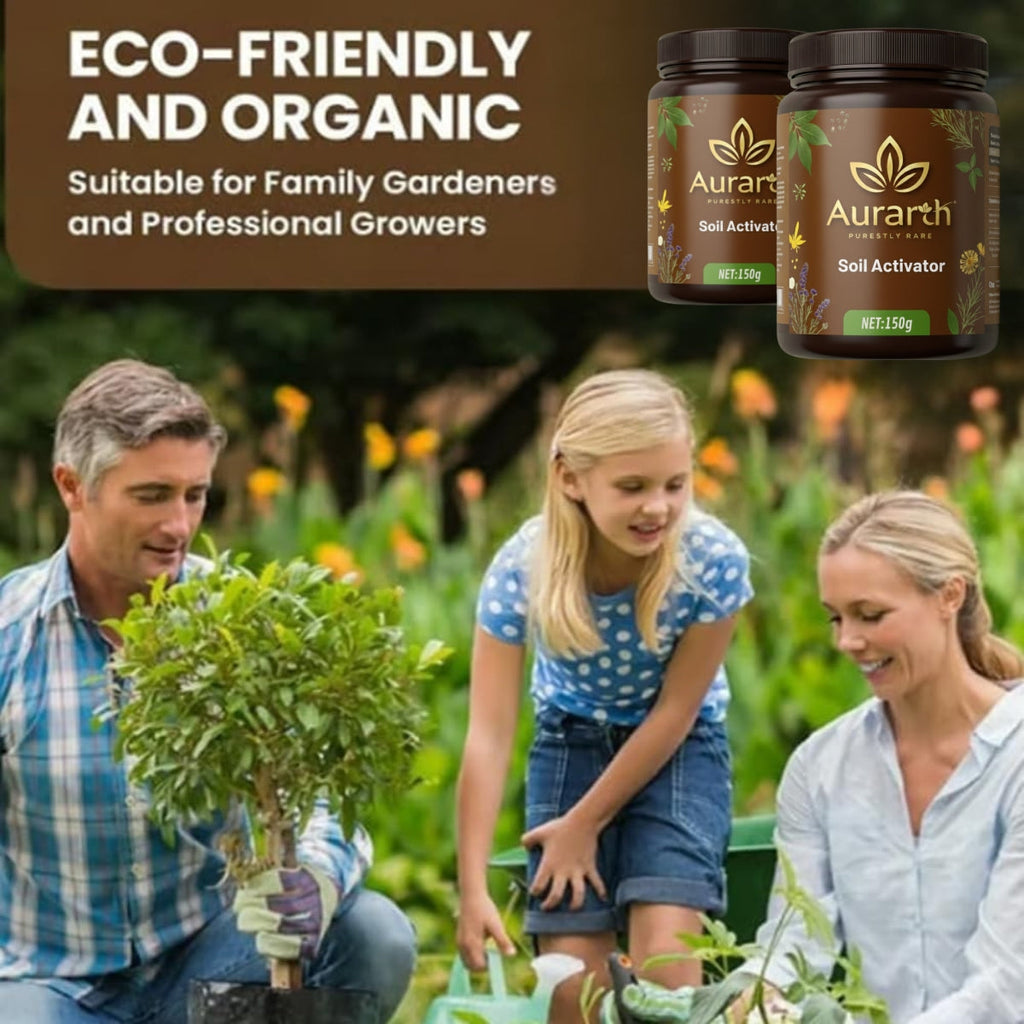 (Pack of 2) Soil Activated Treasure – Organic Soil Activator to Loosen Hard Soil, Boost Root Growth & Make Plants Healthy
