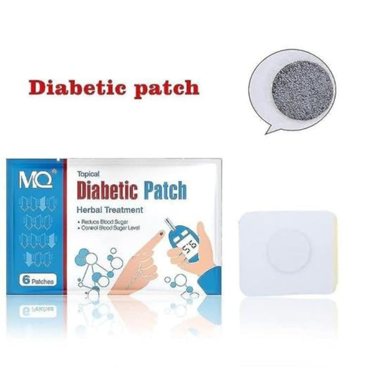 2-PACK Blood Sugar Diabetes Patch Diabetes Patch For Men & Women 6pcs Diabetic Patch Diabetes Plasters