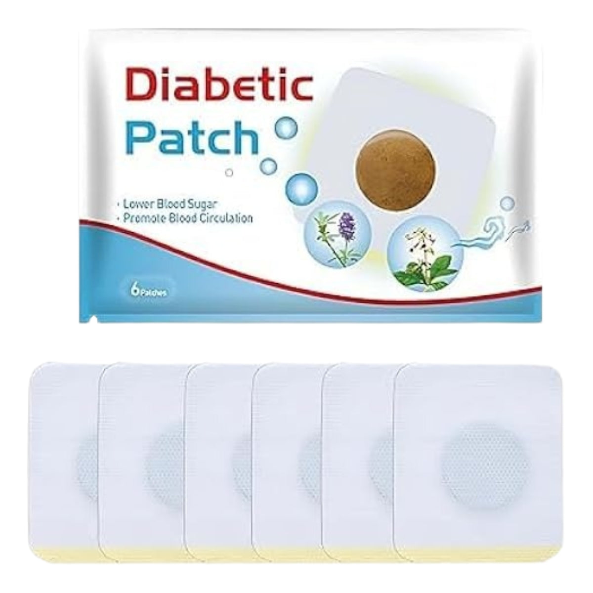 2-PACK Blood Sugar Diabetes Patch Diabetes Patch For Men & Women 6pcs Diabetic Patch Diabetes Plasters