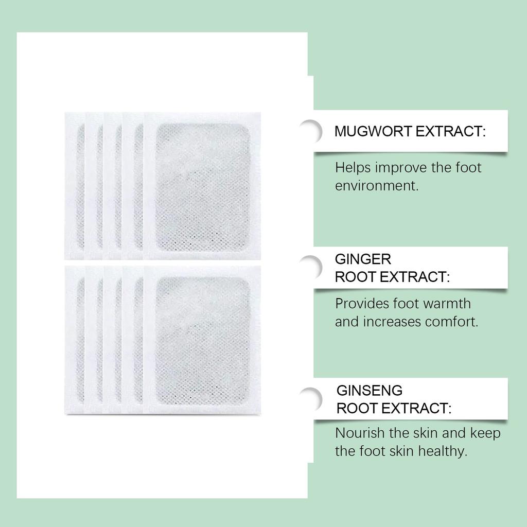 BUY 1 PACK GET 1 FREE 100% Herbal & Gentle Ingredient Detox Foot Pads (1 BOX = 20 PATCHES)
