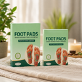 BUY 1 PACK GET 1 FREE 100% Herbal & Gentle Ingredient Detox Foot Pads (1 BOX = 20 PATCHES)