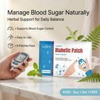 2-PACK Blood Sugar Diabetes Patch Diabetes Patch For Men & Women 6pcs Diabetic Patch Diabetes Plasters
