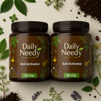 (Pack of 2) Soil Activated Treasure – Organic Soil Activator to Loosen Hard Soil, Boost Root Growth & Make Plants Healthy