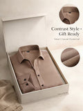 Men Full Sleeve Brown Casual Shirt (SKU-040)