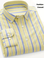 Men Full Sleeve Yellow Casual Shirt (SKU-008)