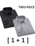 Men's Oxford Long-sleeved Shirt (SKU-2S-38)