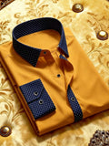 Men Full Sleeve Yellow Casual Shirt (SKU-013)