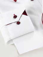 Men Full Sleeve White Casual Shirt (SKU-029)