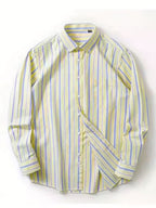 Men Full Sleeve Yellow Casual Shirt (SKU-008)
