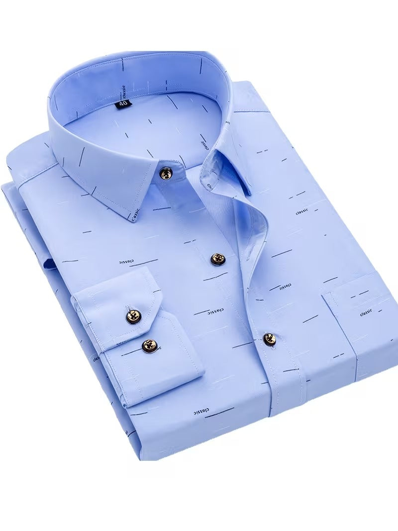 2 Men's Casual Plaid Long-sleeve Shirts (SKU-2S-14)