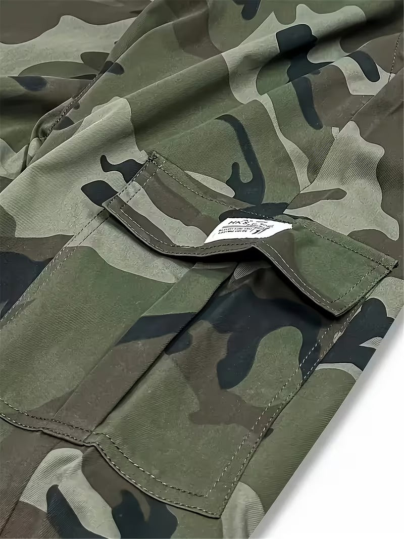 3pcs Camo Cargo Shorts for Men