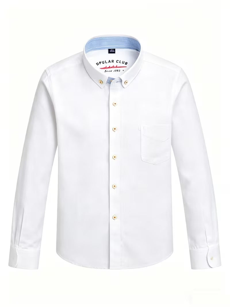 2pcs Long Sleeve Shirts, Men's Business Dress Shirts (SKU-2S-17)