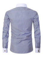 Men Full Sleeve Blue Line Casual Shirt (SKU-009)