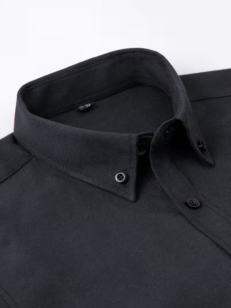 Men's Oxford Long-sleeved Shirt (SKU-2S-38)