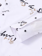 Men Full Sleeve White Casual Shirt (SKU-007)