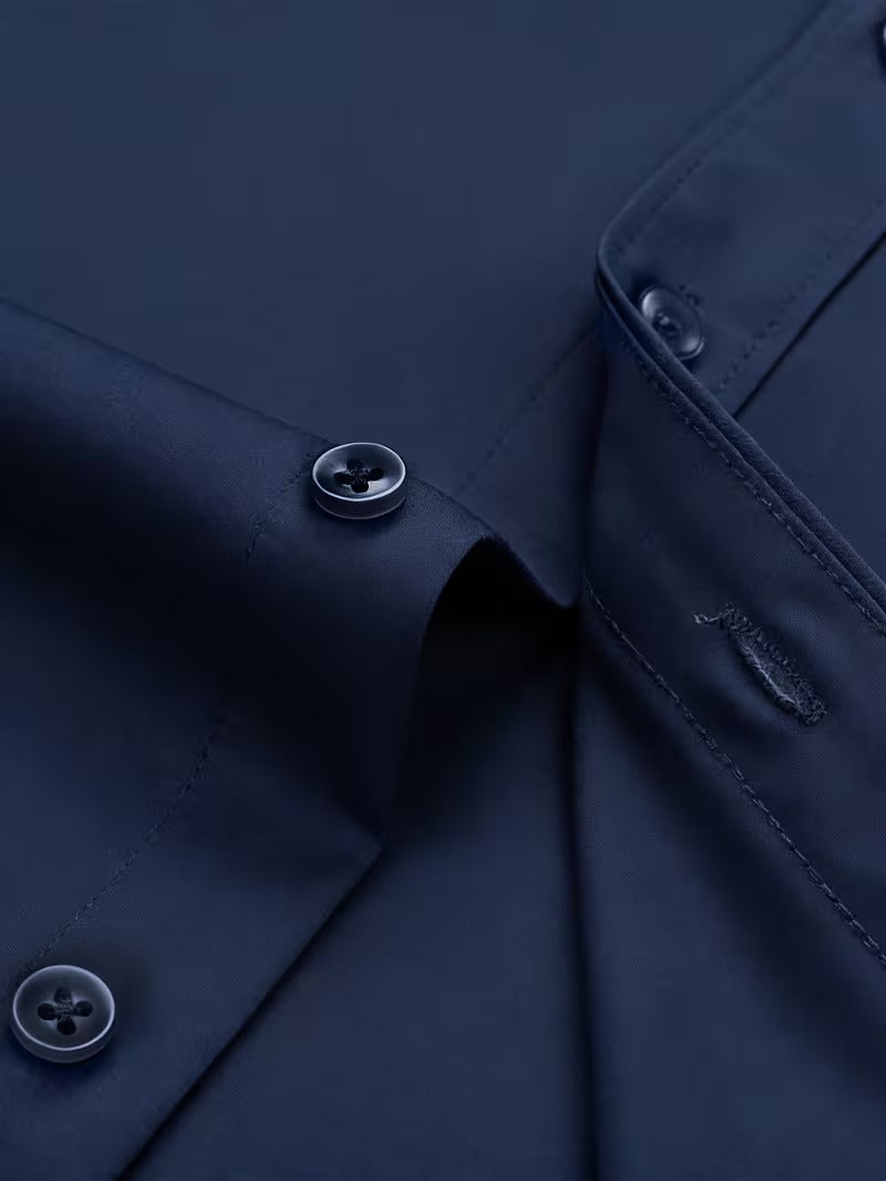 2pcs Set Classic Solid Color Light Business Shirt (SKU-2S-04)