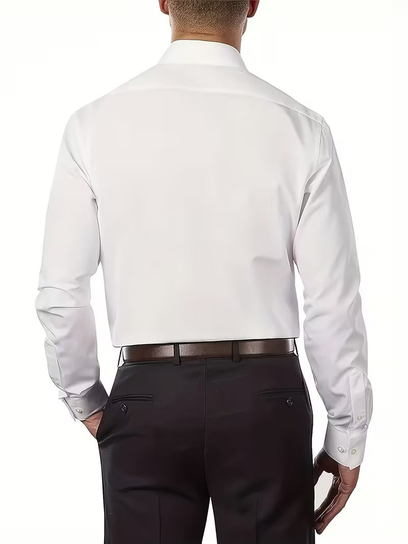 Two-Piece Solid Color Button- Shirt (SKU-2S-39)