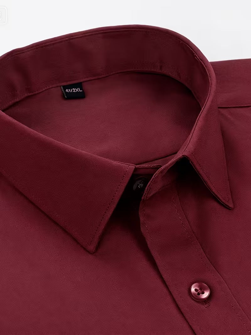 2pcs Set Classic Solid Color Light Business Shirt (SKU-2S-04)