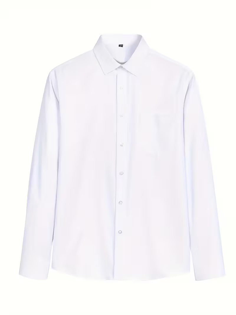 Two-Piece Solid Color Button- Shirt (SKU-2S-39)