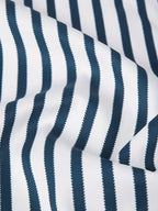 Men Full Sleeve White Blue Striped Casual Shirt (SKU-034)