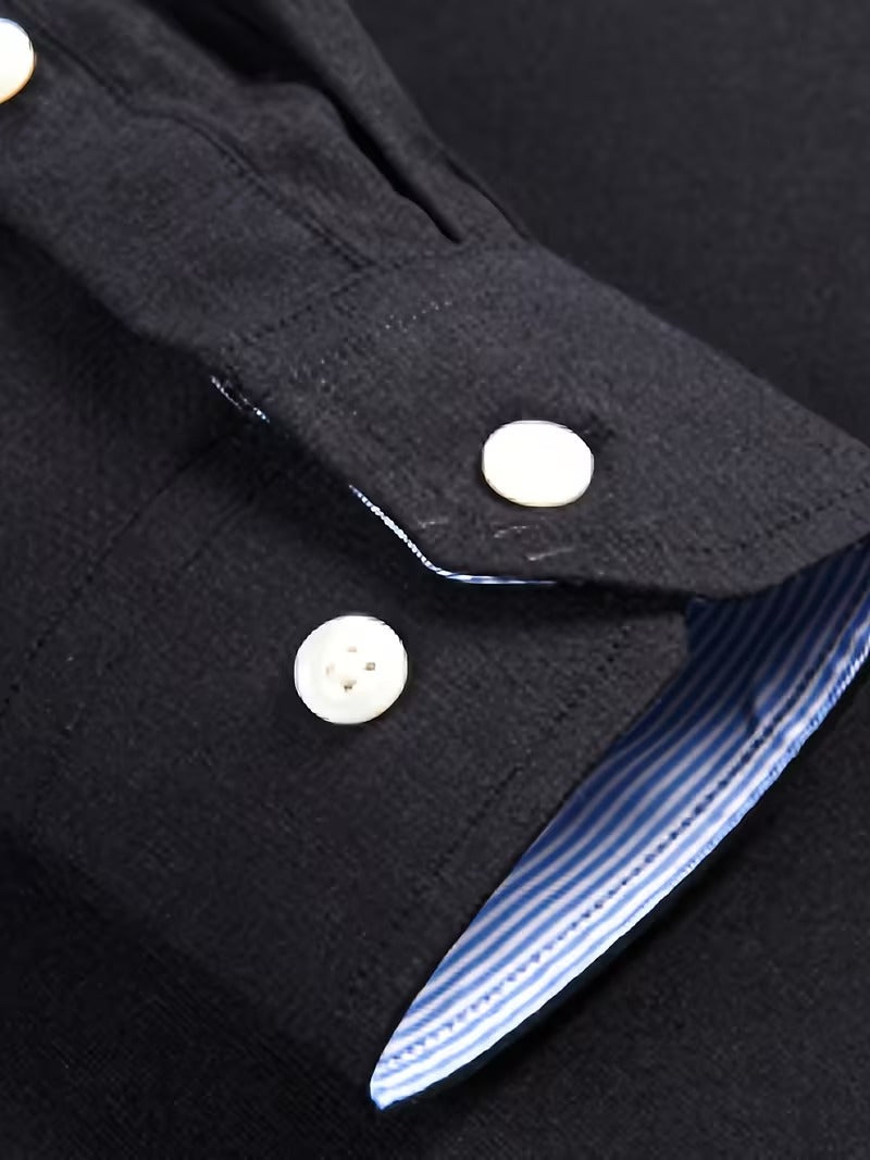 2pcs New Oxford Shirt, Wrinkle-Free Long Sleeve (SKU-2S-26)