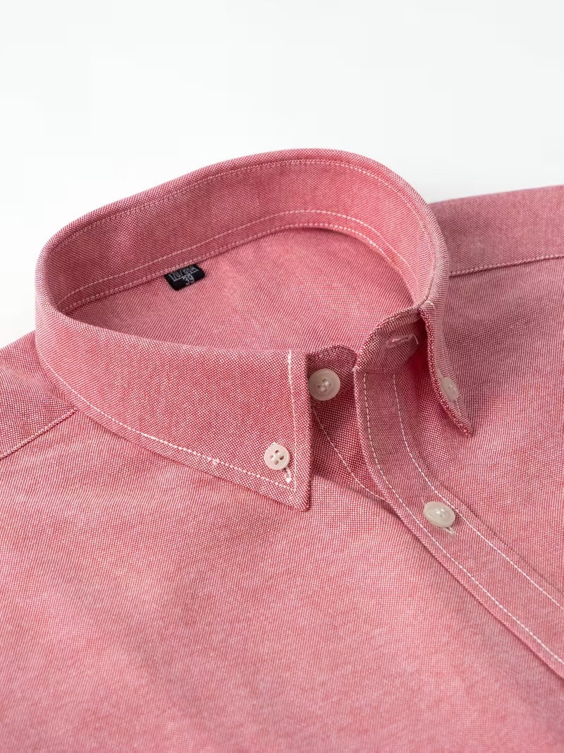 2pcs Set Classic Oxford Cloth Long Sleeve Shirt (SKU-2S-34)