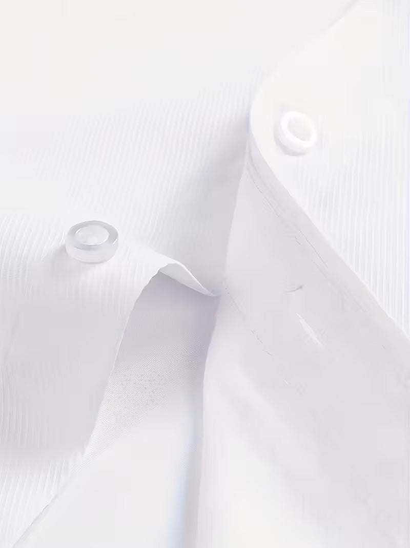 Two-Piece Solid Color Button- Shirt (SKU-2S-39)