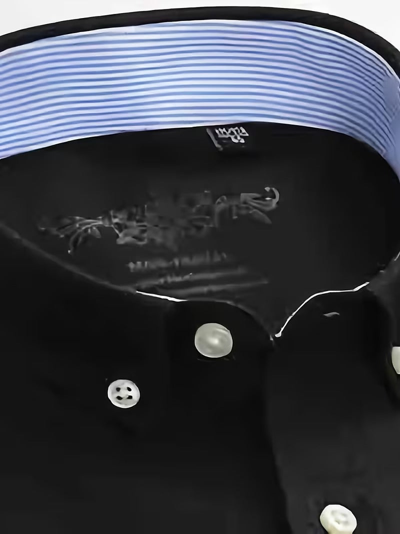 Two-pc Oxford Shirt, Solid Color (SKU-2S-12)