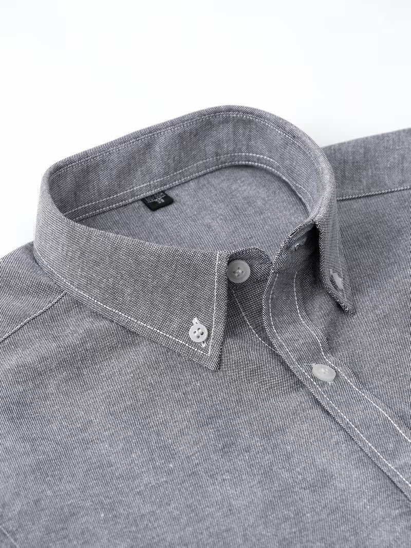 2pcs Set Classic Oxford Cloth Long Sleeve Shirt (SKU-2S-34)