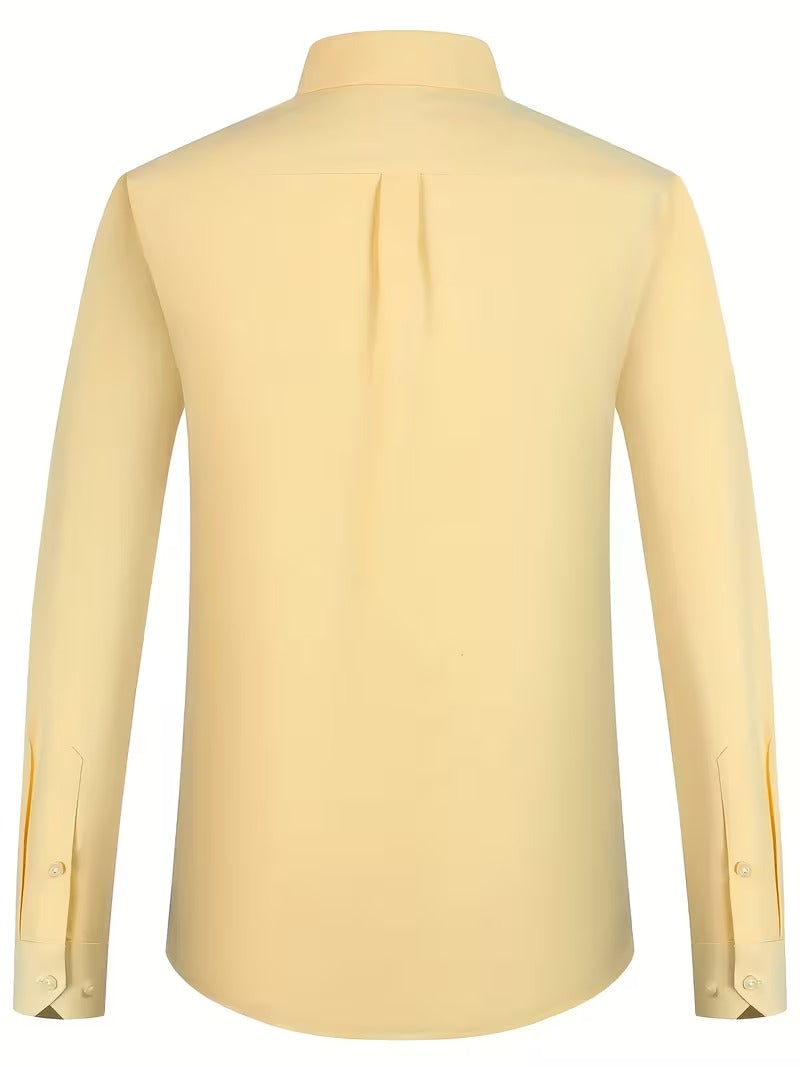 Classic Oxford Cloth Men'S Long-Sleeve Shirts (SKU-2S-28)