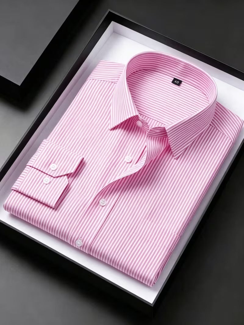 Two-Piece Set of Men'S Striped Shirts for Spring (SKU-2S-02)