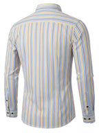 Men Full Sleeve Multicolor Line Casual Shirt (SKU-010)