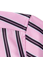 Men Full Sleeve Pink and Black Line Casual Shirt (SKU-017)