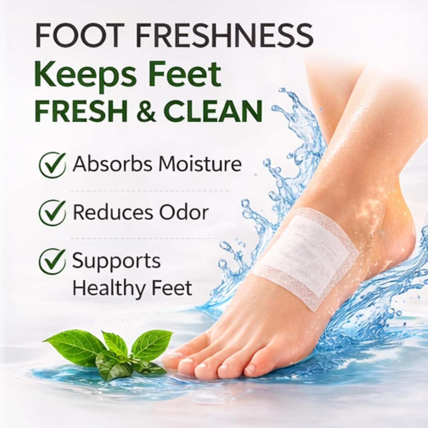 2-PACK Herbal Foot Detox Pads for Toxin Removal | Pain Relief Foot Patches for Feet Cleansing