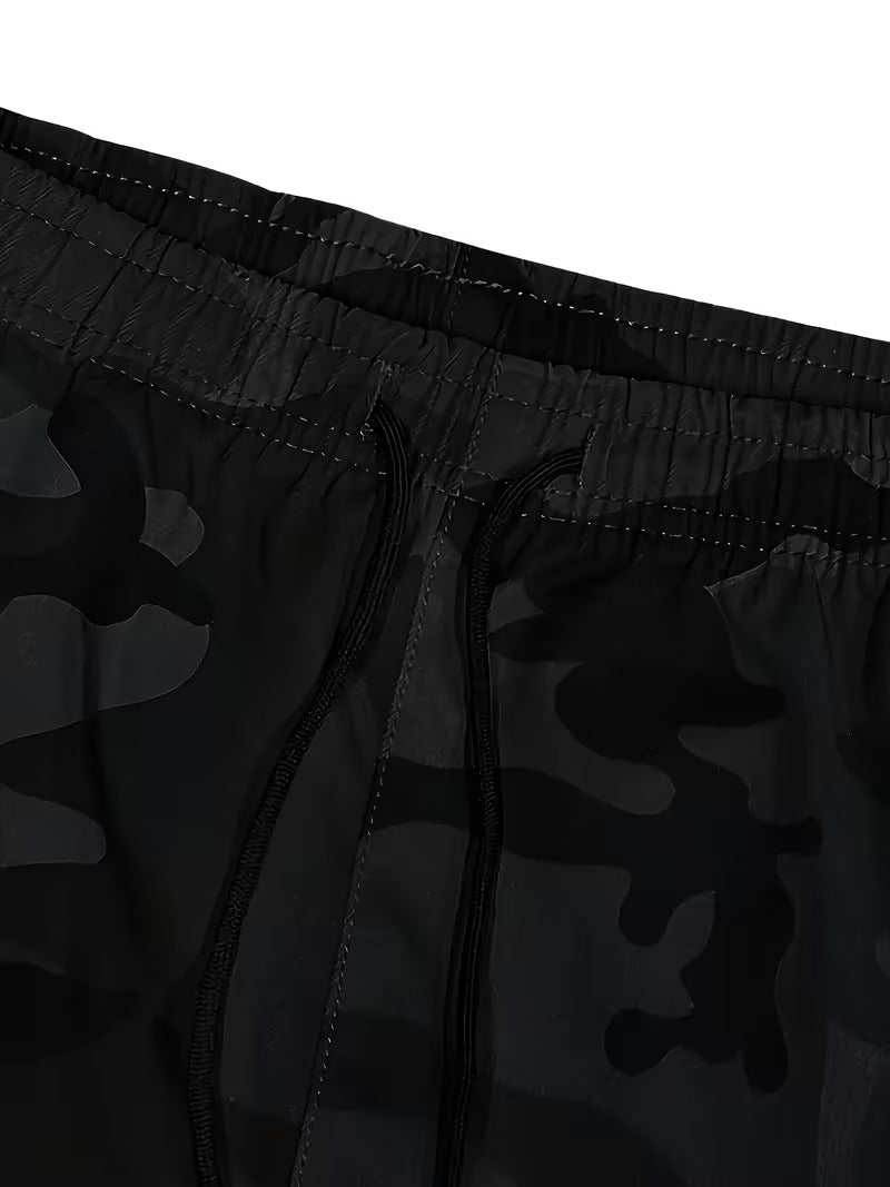 3pcs Camo Cargo Shorts for Men